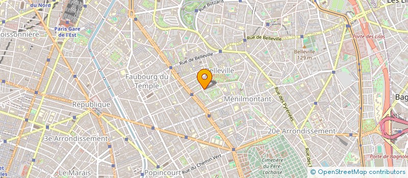 localisation de l'entreprise SARL SABRINA  PARIS