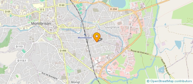 localisation de l'entreprise SARL SABY  MONTBRISON