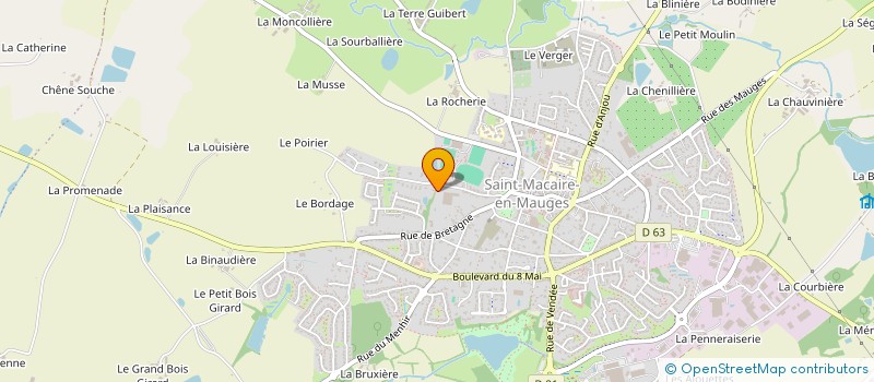 localisation de l'entreprise SARL SACAIR.I à SEVREMOINE