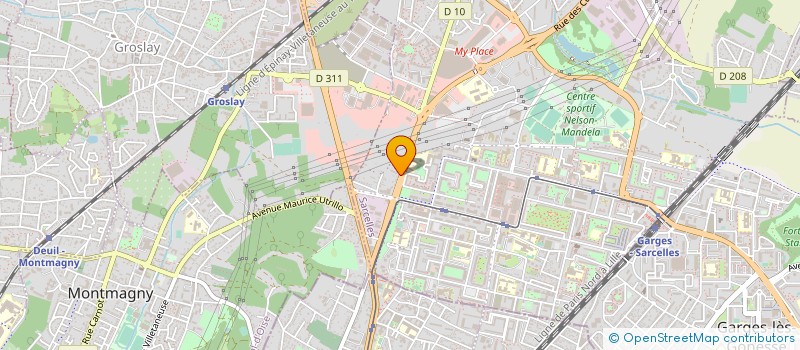 localisation de l'entreprise SARL SACHA  SARCELLES