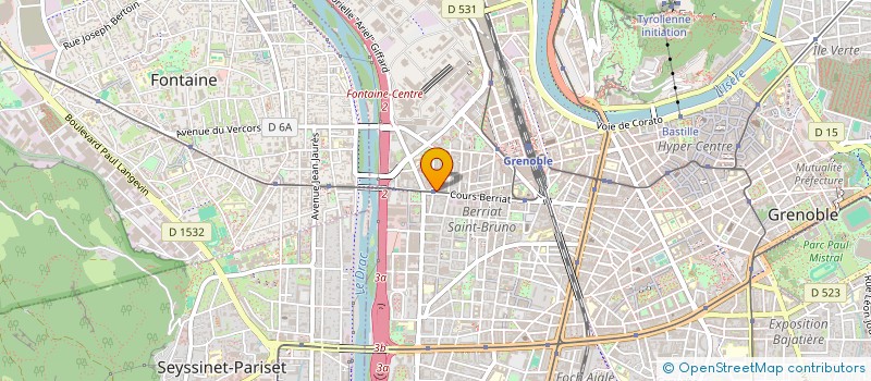 localisation de l'entreprise SARL SACHA  GRENOBLE