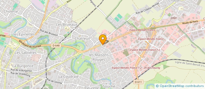 localisation de l'entreprise SARL SADES SOLUTIONS à NIORT