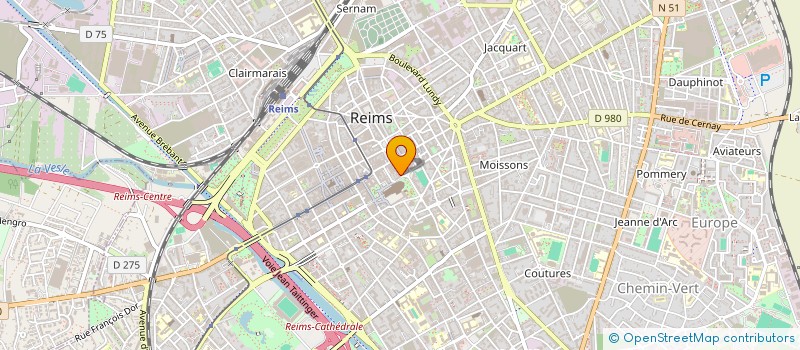 localisation de l'entreprise SARL SAEK à REIMS