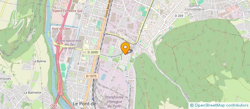 localisation de l'entreprise SARL SAFARI BAR  LE PONT-DE-CLAIX