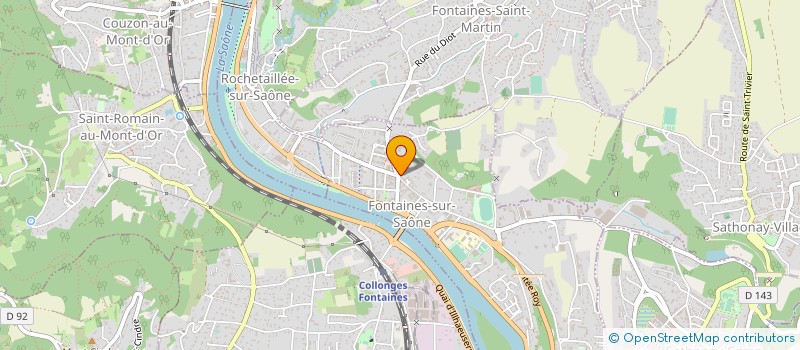 localisation de l'entreprise SARL SAGESA  FONTAINES-SUR-SAONE