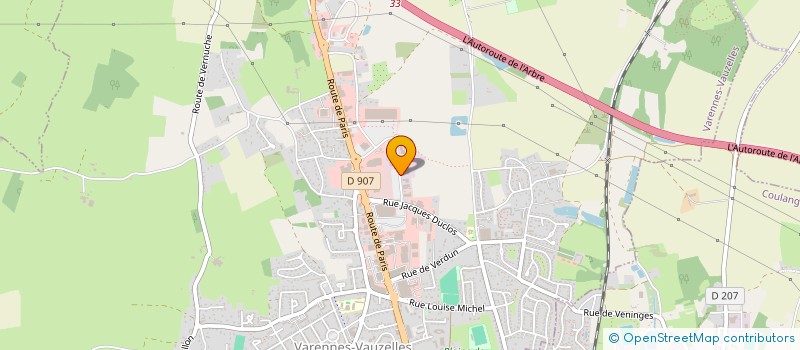 localisation de l'entreprise SARL SAGNE à VARENNES-VAUZELLES
