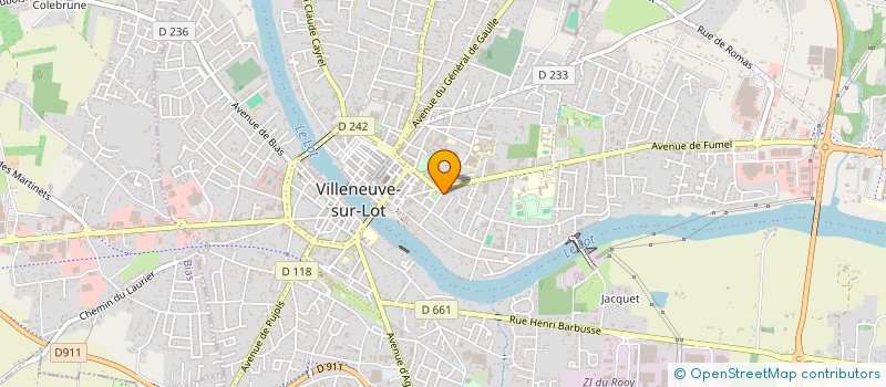 localisation de l'entreprise SARL SAGNETTE INGENIERIE à VILLENEUVE-SUR-LOT