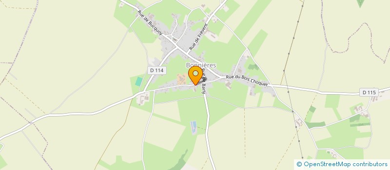 localisation de l'entreprise SARL SAGNIER à BONNIERES