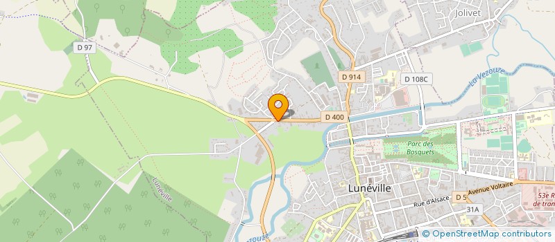localisation de l'entreprise SARL SAGUEZ à LUNEVILLE