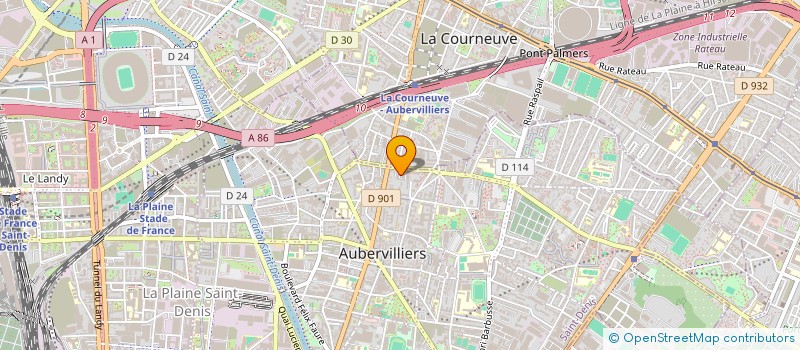 localisation de l'entreprise SARL SAHDI à AUBERVILLIERS