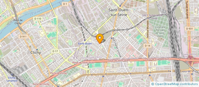 localisation de l'entreprise SARL SAHE à SAINT-OUEN-SUR-SEINE
