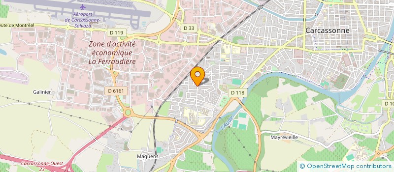 localisation de l'entreprise SARL SAHIN  CARCASSONNE