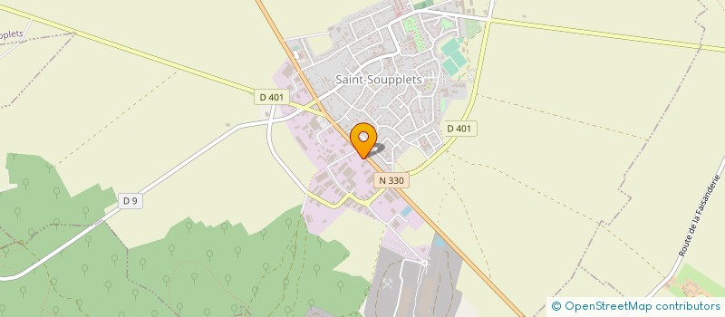 localisation de l'entreprise SARL SAI à SAINT-SOUPPLETS