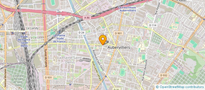 localisation de l'entreprise SARL SAID COIFFURE à AUBERVILLIERS