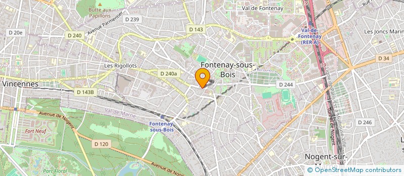 localisation de l'entreprise SARL SAINT AMOUR à FONTENAY-SOUS-BOIS