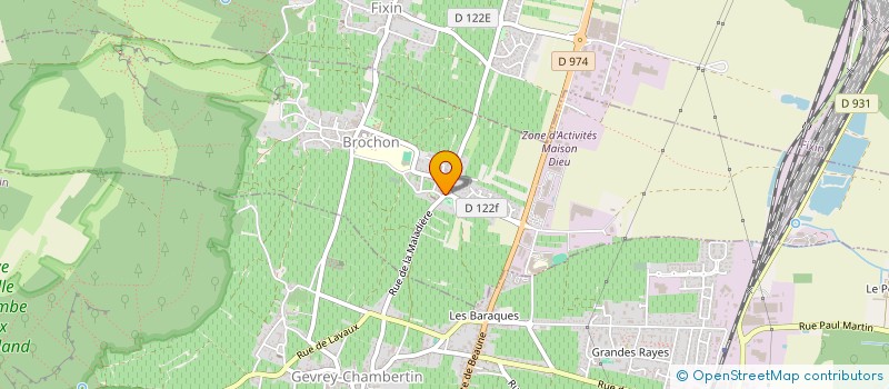 localisation de l'entreprise SARL SAINT BERNARD  BROCHON