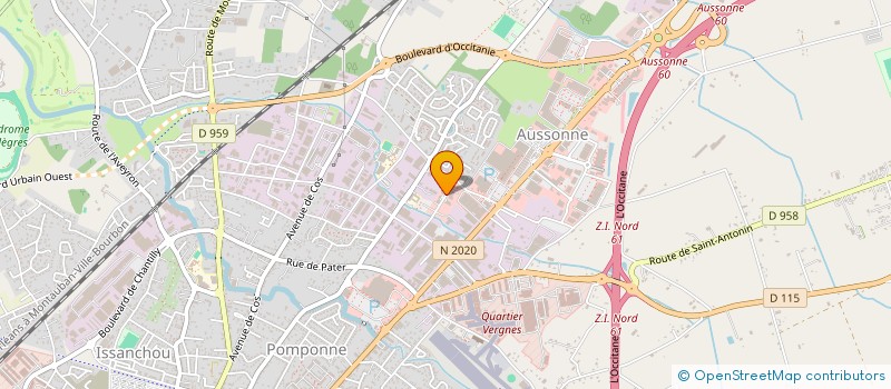 localisation de l'entreprise SARL SAINT EDWARD  MONTAUBAN