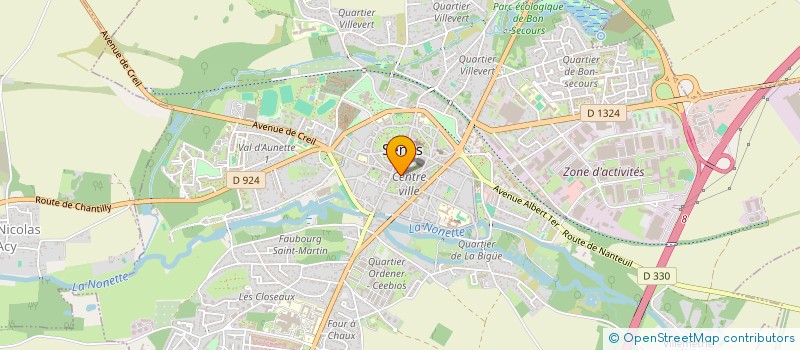 localisation de l'entreprise SARL SAINT FIACRE à SENLIS