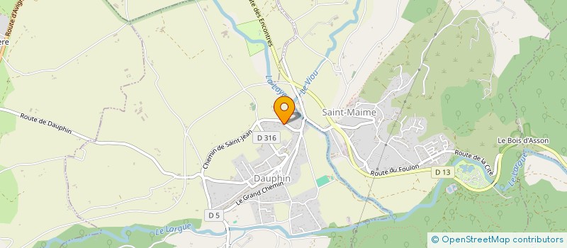 localisation de l'entreprise SARL SAINT GEORGES à FORCALQUIER