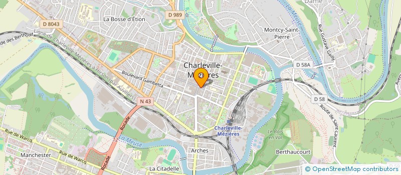 localisation de l'entreprise SARL SAINT GERMAIN  CHARLEVILLE-MEZIERES