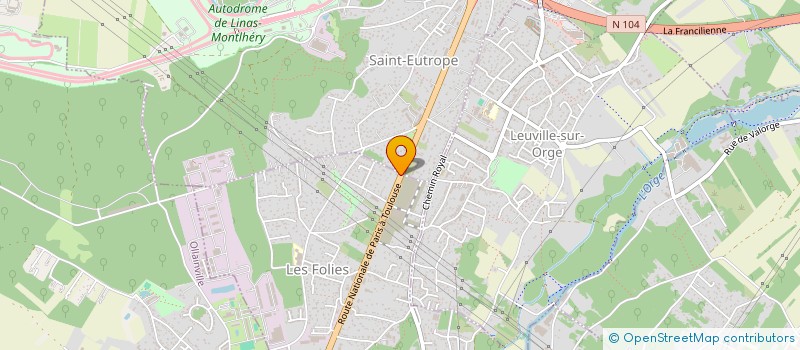 localisation de l'entreprise SARL SAINT GERMAIN AUTOMOBILE à SAINT-GERMAIN-LES-ARPAJON