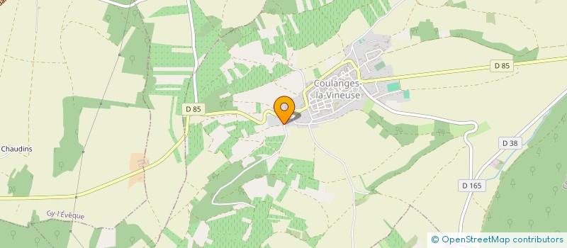 localisation de l'entreprise SARL SAINT GERVAIS à COULANGES-LA-VINEUSE