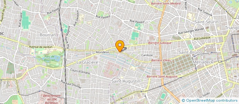 localisation de l'entreprise SARL SAINT-HONORE  BORDEAUX