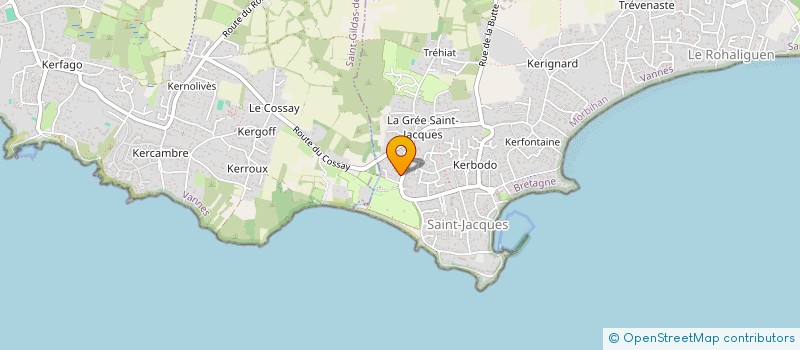 localisation de l'entreprise SARL SAINT JACQUES à SARZEAU