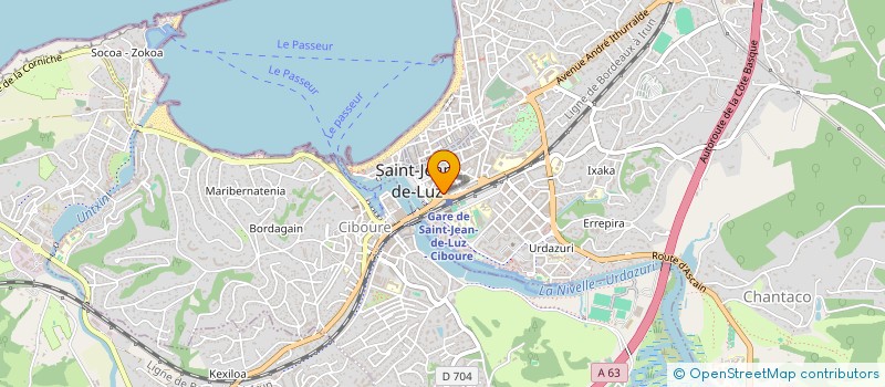 localisation de l'entreprise SARL SAINT-JACQUES à SAINT-JEAN-DE-LUZ