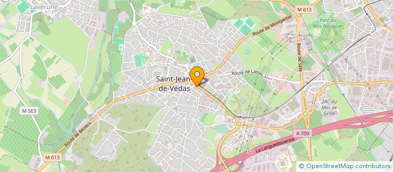 localisation de l'entreprise SARL SAINT JEAN  SAINT-JEAN-DE-VEDAS