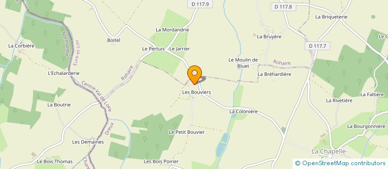 localisation de l'entreprise SARL SAINT JEAN à LA CHAPELLE FORTIN