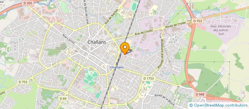 localisation de l'entreprise SARL SAINT JOSEPH à CHALLANS