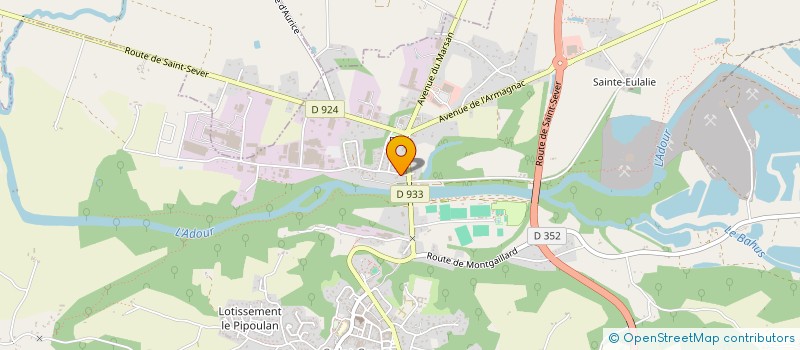 localisation de l'entreprise SARL SAINT LEZER à SAINT-SEVER