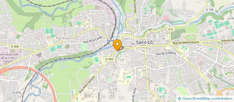 localisation de l'entreprise SARL SAINT-LOISE DE GESTION IMMOBILIERE  SAINT-LO