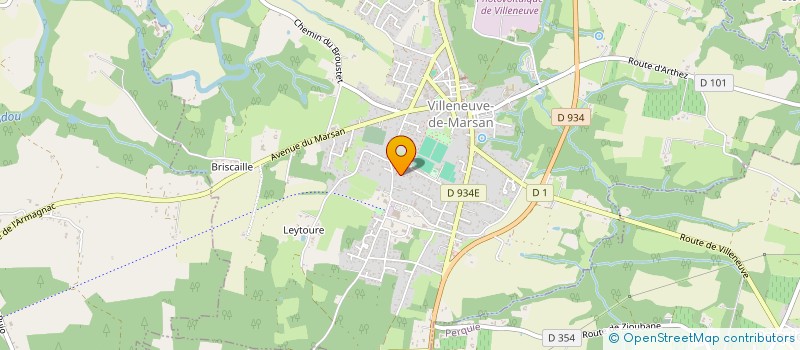 localisation de l'entreprise SARL SAINT MARC FRERES à VILLENEUVE-DE-MARSAN