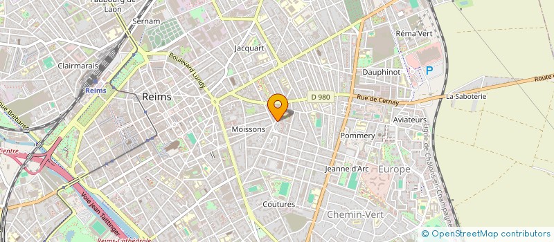 localisation de l'entreprise SARL SAINT MARCEAUX  REIMS