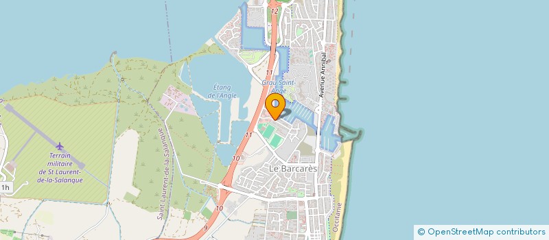 localisation de l'entreprise SARL SAINT MATHIEU  LE BARCARES