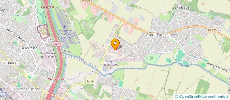 localisation de l'entreprise SARL SAINT MICHAEL  QUINT-FONSEGRIVES