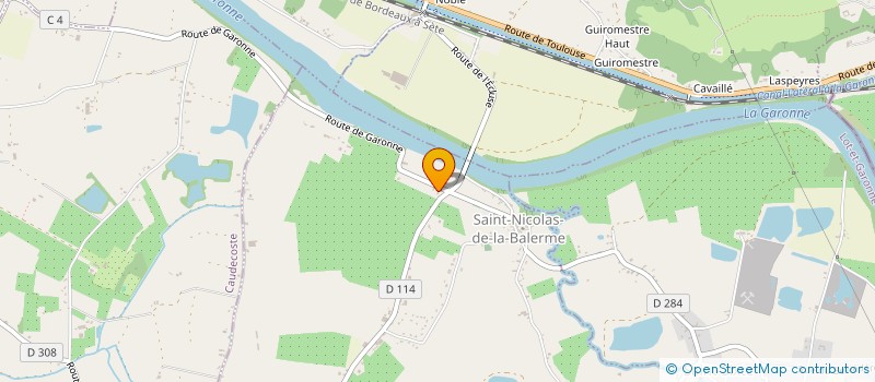 localisation de l'entreprise SARL SAINT PHILIP  SAINT-NICOLAS-DE-LA-BALERME