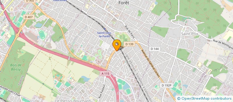 localisation de l'entreprise SARL SAINT PRY  SAINT-LEU-LA-FORET