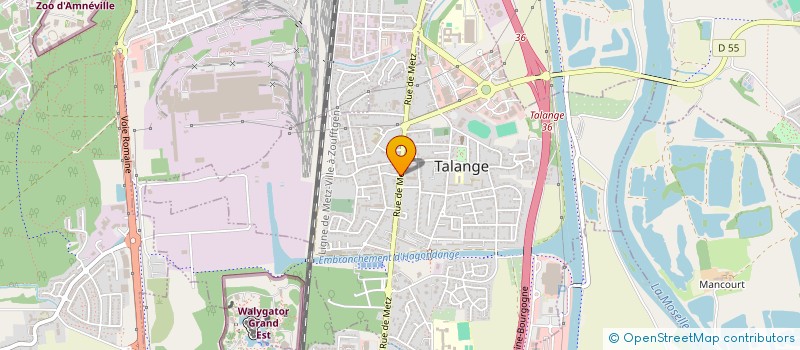 localisation de l'entreprise SARL SAINT RAPHAEL  TALANGE