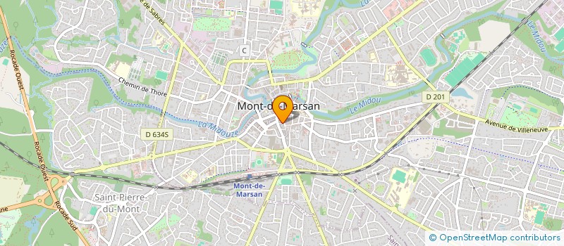 localisation de l'entreprise SARL SAINT ROCH  MONT-DE-MARSAN