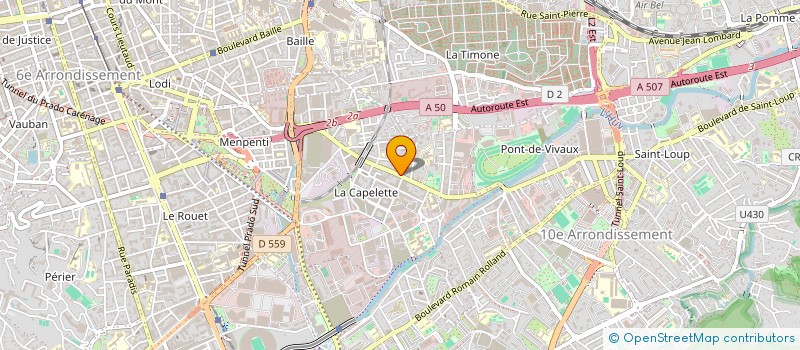 localisation de l'entreprise SARL SAINT SAUVEUR à MARSEILLE