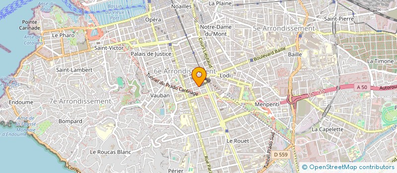 localisation de l'entreprise SARL SAINT SEBASTIEN à MARSEILLE