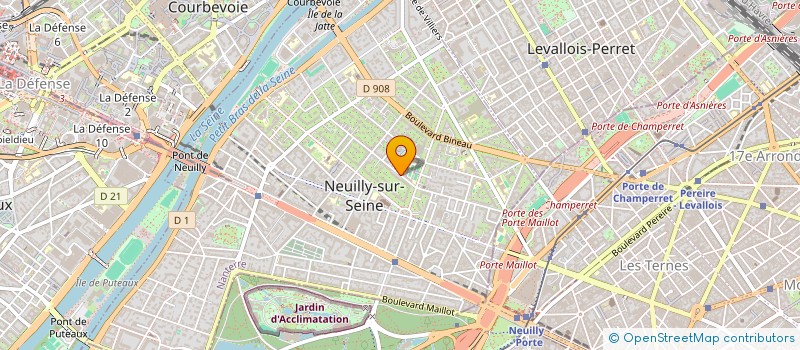localisation de l'entreprise SARL SAINT SERNIN à NEUILLY-SUR-SEINE