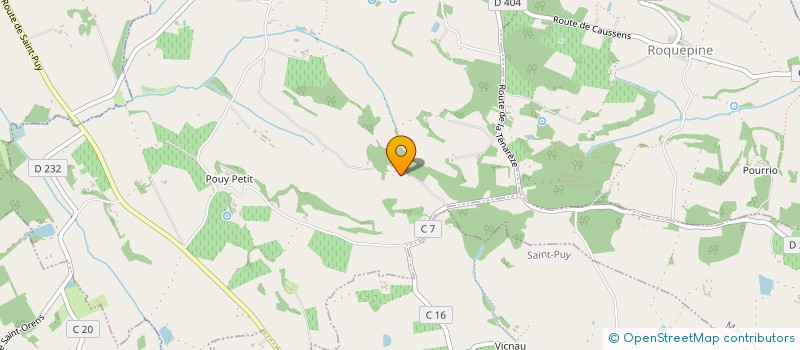 localisation de l'entreprise SARL SAINT SEURIN  CASSAIGNE