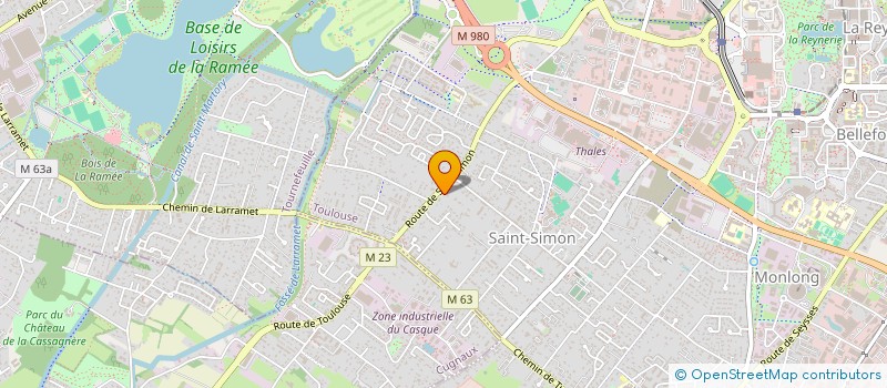 localisation de l'entreprise SARL SAINT SIMON INVESTISSEMENTS à TOULOUSE