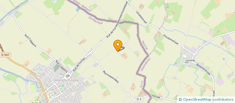 localisation de l'entreprise SARL SAINT WINOC à HONDSCHOOTE