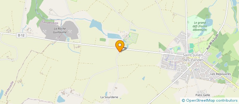 localisation de l'entreprise SARL SAINTE JEANNE à SAINT-JULIEN-DES-LANDES