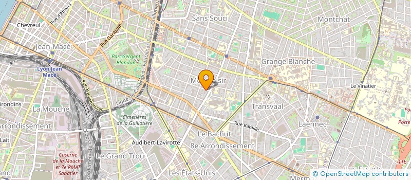 localisation de l'entreprise SARL SAINTE SOPHIE  LYON 8EME